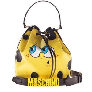 Moschino Spongebob Bucket Bag Handbag RARE